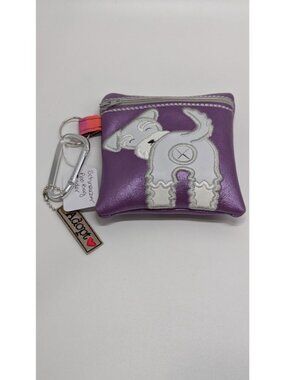 Handmade Purple Schnauzer Poo Waste Bag Holder